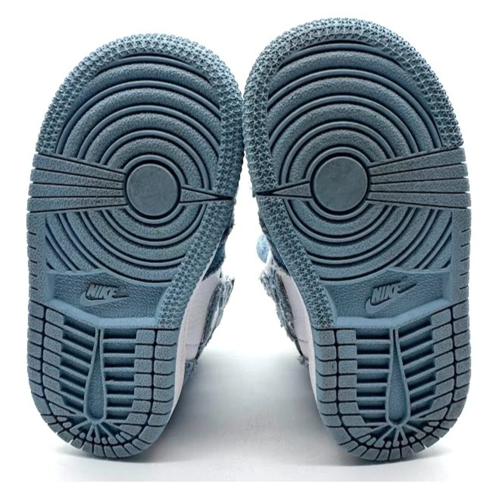 Nike Air Jordan 1 High Denim TD Toddler Sneakers Blue White US 7C CU0450-104